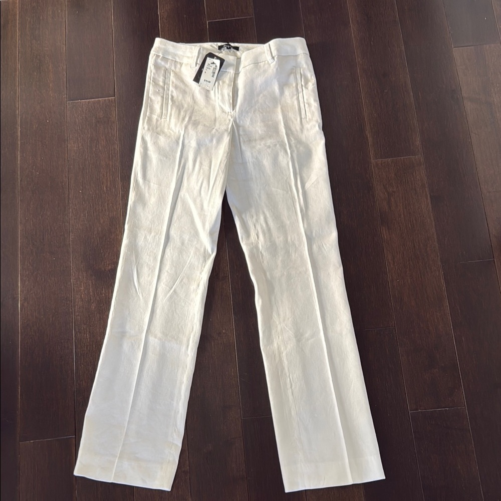 RW&CO White Linen Pants